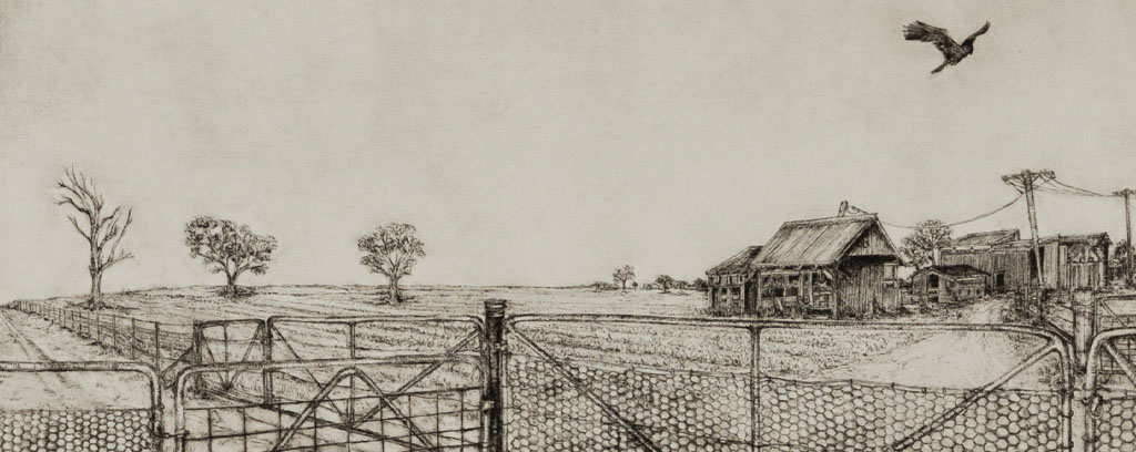 A collection of 3 print and mixed media layouts around a farm theme.